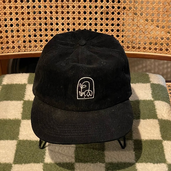 Quiet Life x Lonesome Rose - Black Corduroy Snapback - Picture 2 of 8